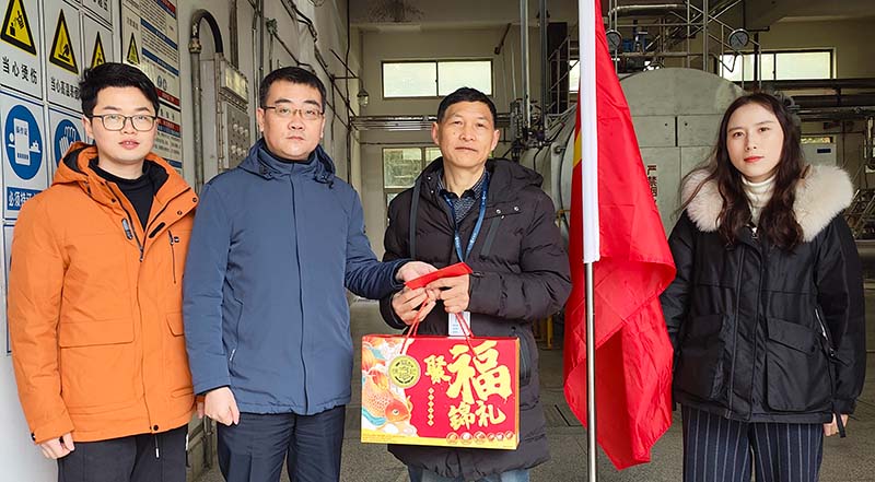 春節(jié)慰問送溫暖，歲寒情深暖人心